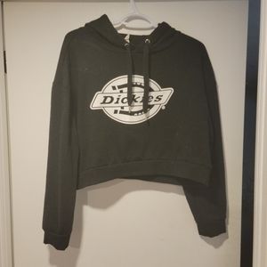 Black cropped dickies hoodie